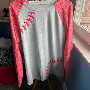 XXL baseball pullover